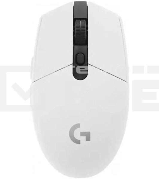 Мышь беспроводная Logitech G304 Lightspeed белый, 12000 dpi, радиоканал, USB, кнопки - 6
