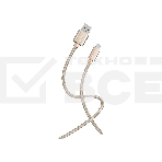 Кабель Smartbuy (iK-12-S02g) S02 MicroUSB золотистый, 3 А, 1 м, фото 1