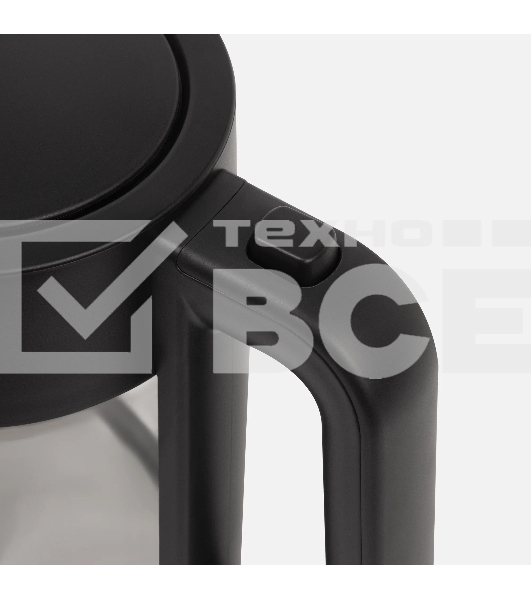 Чайник электрический Tuvio TKG0117, с подсветкой, блокировка включения без воды