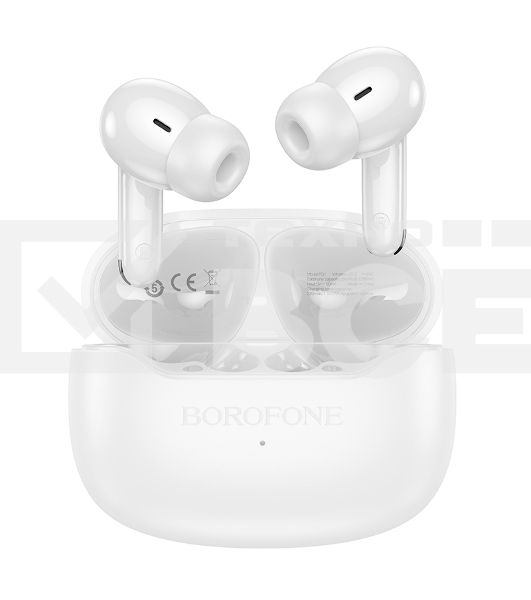 Беспроводные TWS наушники BOROFONE FQ1 белый, вкладыши, Bluetooth, сенсорное управление, до 4 ч