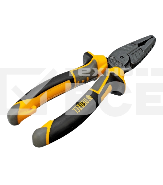 Плоскогубцы комбинированные Denzel 165 мм, трехкомпонентные рукоятки