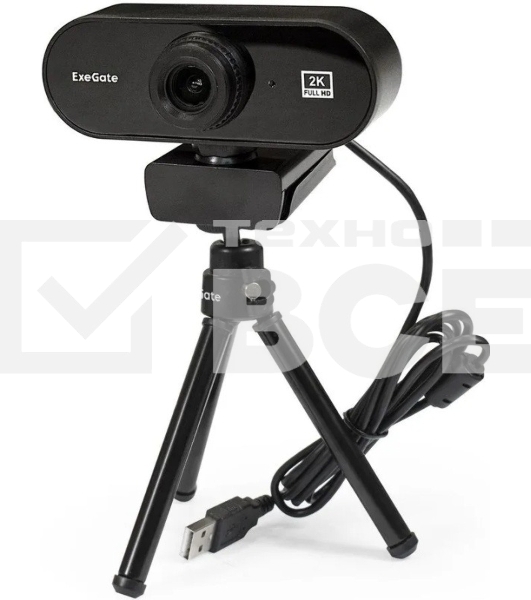 Веб-камера ExeGate EX287380RUS Stream C940 2K T-Tripod (матрица 1/3