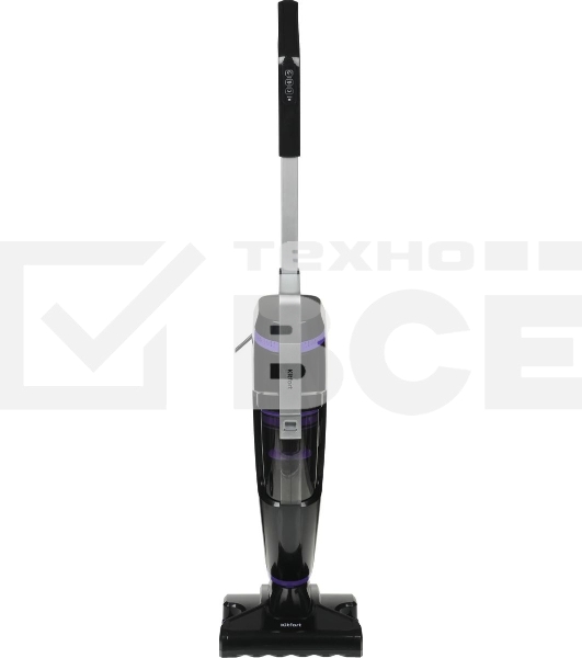 Пылесос вертикальный паровой Kitfort KT-575-1 черный, питание питание от сети, 1600 Вт, уборка влажная/паром/сухая, пылесборник 1.1 л