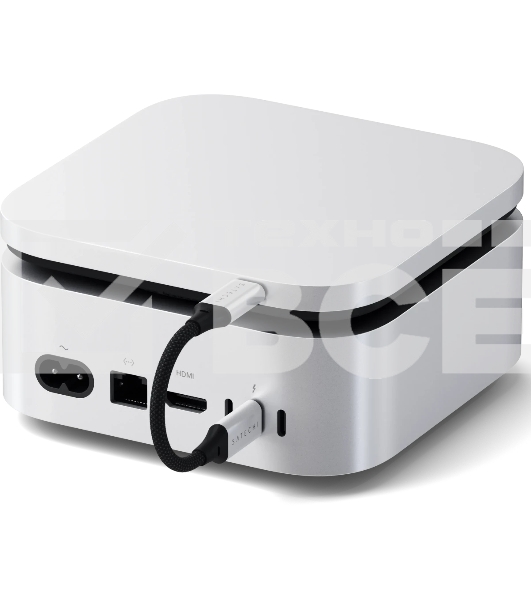 Внешний корпус для SSD Satechi USB4 NVMe SSD Enclosure For Mac mini M4 Up To 40Gbps Up To 8TB, еребристый