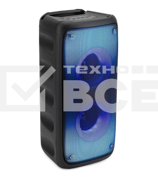 Минисистема Hyundai H-MC1230 черный 40Вт FM USB BT micro SD