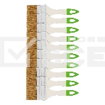 Кисть флейцевая Сибртех, 50, 8, натуральная щетина, пластиковая рукоятка, 10шт, фото 1