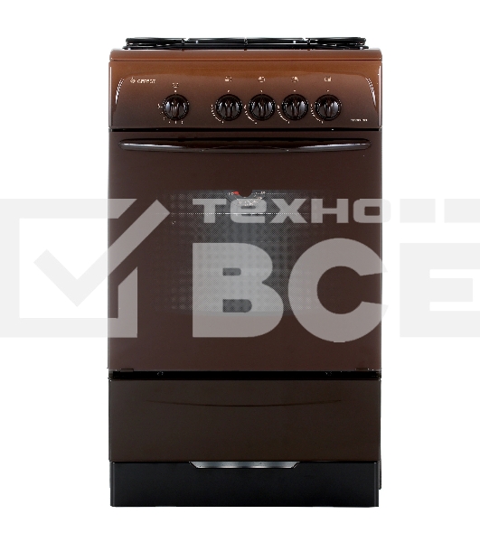 Плита газовая Gefest ПГ 3200-08 К43 коричневый, конфорок 4 шт, духовка 42 л, 50 см x 85 см x 53 см