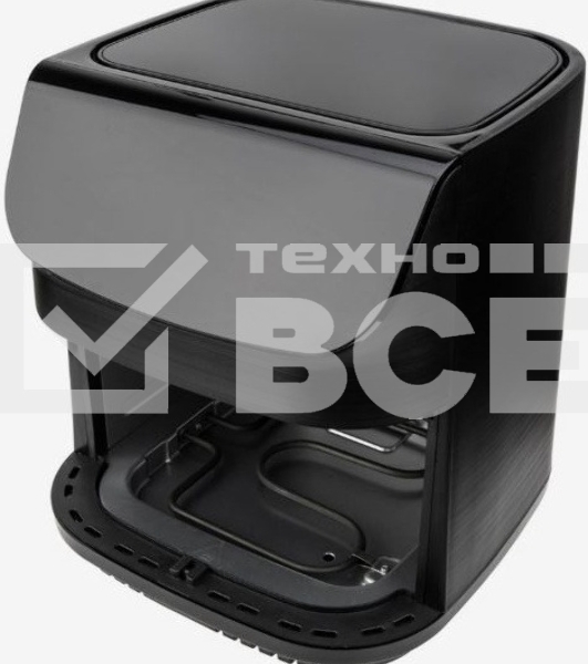 Аэрогриль Eltronic 777-01 черный, 2200 Вт, 9 л, сенсор, 10 программ