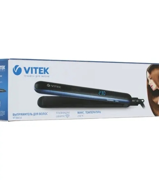 Выпрямитель для волос Vitek VT-8414 черный, 25 мм, 230 °C, 5 режимов