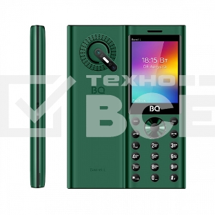 Мобильный телефон BQ 2458 Barrel L зеленый/черный