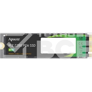Накопитель SSD Apacer AS2280P4U, 256Gb, M.2 2280, PCIe 3.0 x4, NVMe, R/W 3500/1200