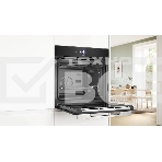 Духовой шкаф Bosch HSG7361B1 Home Connect!! Serie 8, черный, 21 режим + комбинированные режимы, функция приготовление на пару 100%, 4-слойное остекление, 3 цветных текстовых TFT-дисплея 2,5