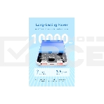 Внешний аккумулятор Vention 10000mAh(M/C-A/A)22.5W Белый с LED Дисплеем, фото16