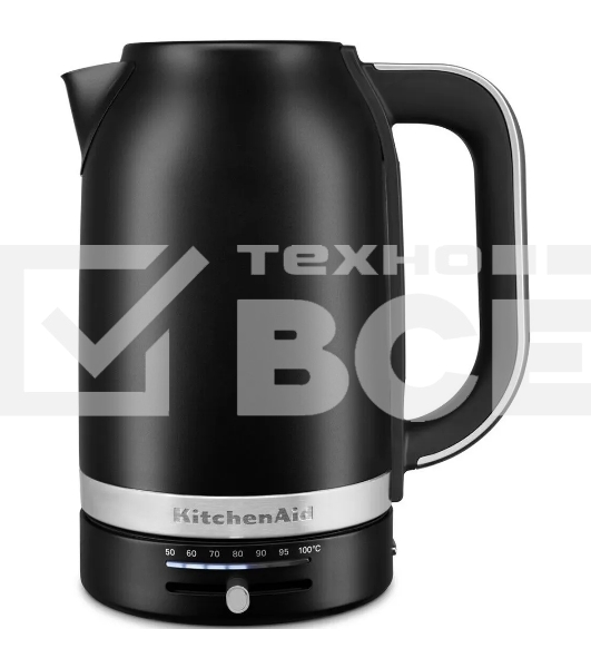 Чайник KitchenAid 5KEK1701EBM матовый черный, 1.7 л, 2400 Вт