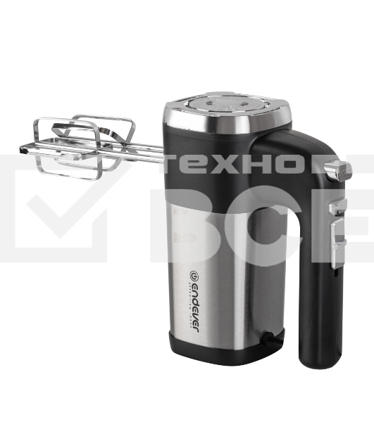 Миксер ручной Endever Sigma-08 черный/стальной, 500 Вт, 2 насадки, 5 скоростей