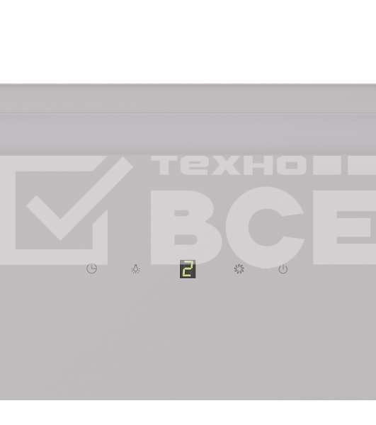 Вытяжка кухонная встраиваемая LEX Hyper 900 GS WH белый, управление сенсорное (1 мотор)