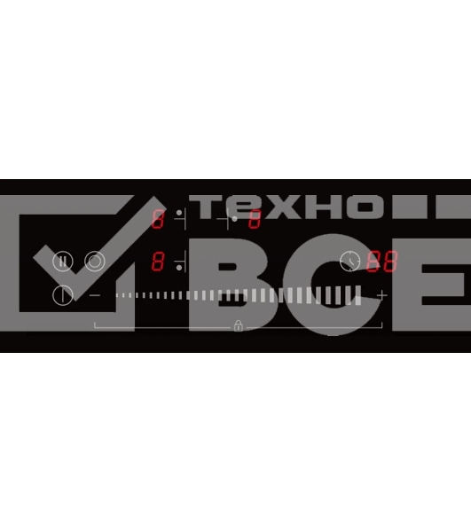 Электрическая варочная поверхность Hotpoint HR 4O3 BAS, независимая, черный