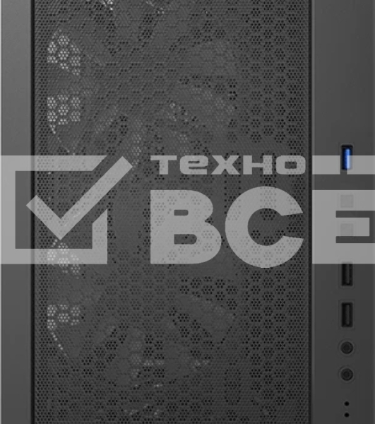 Компьютерный корпус Montech X3 MESH черный без БП ATX 6x120мм 2xUSB3.0 1xUSB3.1 audio bott PSU