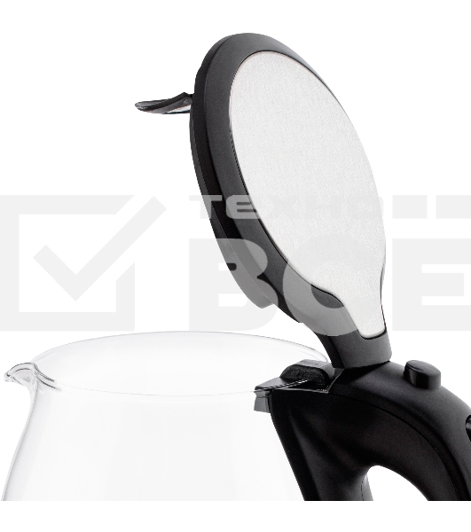 Чайник электрический 7095-VT(TR) Vitek Мощность 2200 вт.Объем 1,8 л.Материал корпуса термостойкое стекло.