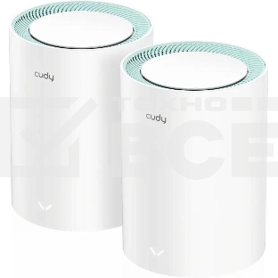 Бесшовный Mesh роутер Cudy M1500 (M1500(2-PACK)) AX1500 10/100/1000BASE-TX (упак.:2шт)