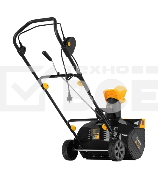 Электрическая снегоуборочная машина Denzel ESB-460-M, 1.8 кВт, металлический шнек, LED фара