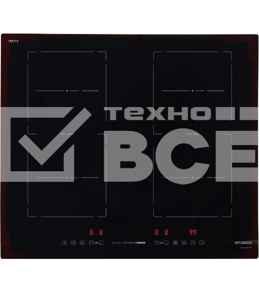 Индукционная варочная панель Hyundai HHI 6872 BG черный