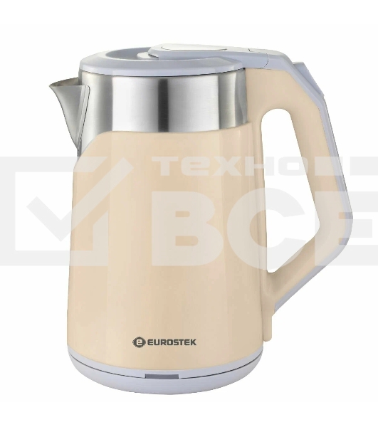 Чайник EUROSTEK ЕЕК-2027 1.8л,1.5кВт, 2-хслойный