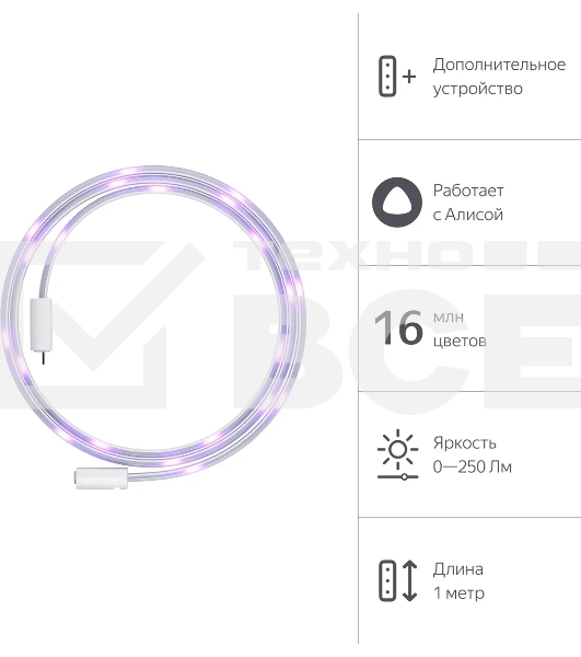 Удлинитель умной светодиодной ленты YANDEX YNDX-00547