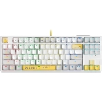 Клавиатура проводная A4Tech Bloody S87 Energy (S87 USB ENERGY WHITE) USB белый/желтый, фото 1