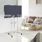 Стойка для телевизора Cactus CS-ST04 белый, 37'-70' макс. 68 кг, напольный, мобильный, фото8