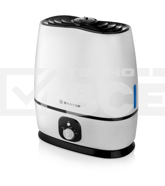 Увлажнитель воздуха BRAYER BR4702 белый, 25 м², 6 л, ароматизация