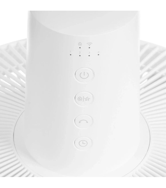 Вентилятор Xiaomi Mi Smart Standing Fan 2 белый, напольный, 15 Вт, 100 скоростей, 35.5 см