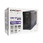 Источник бесперебойного питания CROWN CMU-SP1200 COMBO / 1200ВА / 720Вт / 2xIEC + 2xEURO, фото3