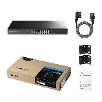 Коммутатор CUDY GS1016ES2, 16×1 Гбит/с + 2×1 Гбит/с SFP, настраиваемый, фото3
