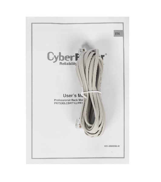 Источник бесперебойного питания CyberPower PR1000ELCDRT1U/1000 ВА/800 Вт/USB/RS-232/EPO/SNMPslot/6 x IEC 320 C13 (компьютерная)