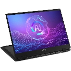 Ноутбук MSI Summit Pro 16 AI A2HVETG-085RU Core Ultra 7 255H 32Gb SSD1Tb NVIDIA GeForce RTX4050 6Gb 16' IPS Touch QHD+ (2560x1600) Windows 11 Pro black WiFi BT Cam (9S7-159631-085), фото2