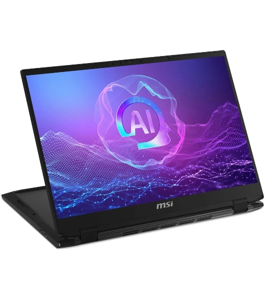 Ноутбук MSI Summit Pro 16 AI A2HVETG-085RU Core Ultra 7 255H 32Gb SSD1Tb NVIDIA GeForce RTX4050 6Gb 16' IPS Touch QHD+ (2560x1600) Windows 11 Pro black WiFi BT Cam (9S7-159631-085)
