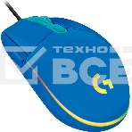 Мышь проводная Logitech G203 LIGHTSYNC синий, 8000 dpi, USB, кнопки - 6, фото2