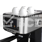 Кофеварка рожковая Zigmund & Shtain ZCM-883 стальной, исп. кофе - молотый, 1.5 л, 1200 Вт, 15 Бар., фото10