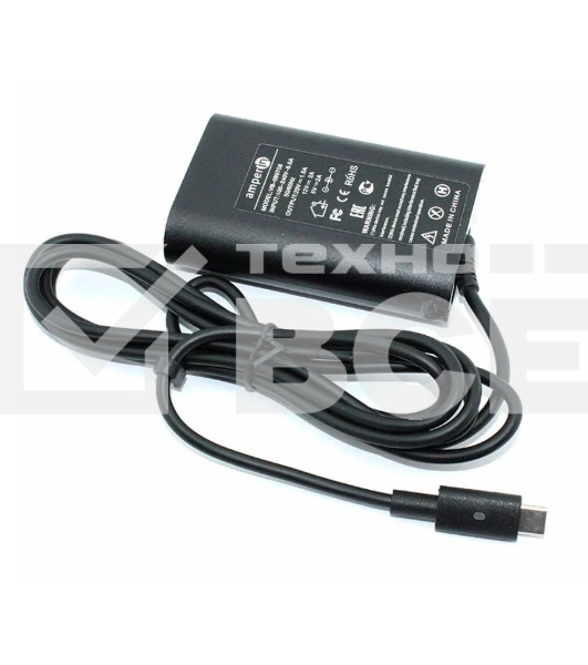 Блок питания (сетевой адаптер) Amperin 5V 3A - 20V 4.5A 90W Type-C, тонкий корпус