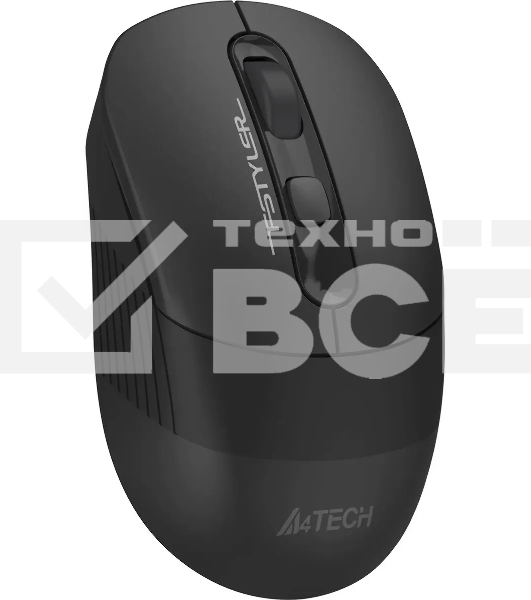 Мышь беспроводная A4Tech Fstyler FB10CS черный, 2000 dpi, радиоканал, Bluetooth, USB, кнопки - 4