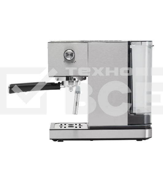Кофеварка рожковая Polaris PCM 1542E Adore Crema нержавеющая сталь, исп. кофе - молотый, 1.2 л, 1350 Вт, 15 Бар.