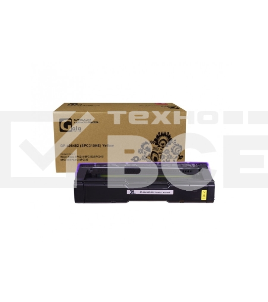 Картридж GalaPrint GP-406482 (SPC310HE) желтый (6000 стр) для Ricoh Aficio SPC231/SPC232/SPC242/SPC312/SPC320