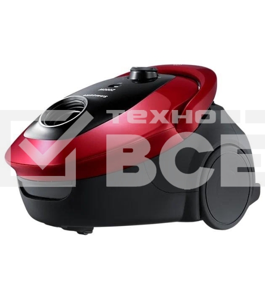 Пылесос Samsung VC20M253AWR/EV красный, 460/2000 Вт, уборка сухая, пылесборник мешок, 2.5 л