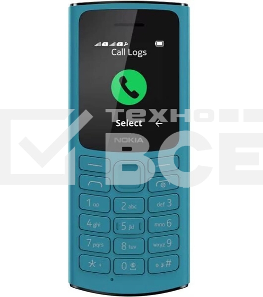 Мобильный телефон Nokia 105 4G TA-1551 DS EAC 48/128Mb, синий