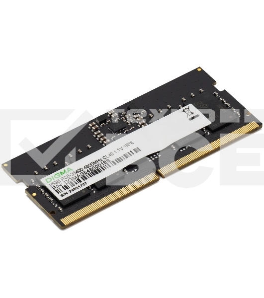 Оперативная память DDR5 16GB 4800MHz Digma DGMAS54800016S RTL PC5-38400 CL40 SO-DIMM 262-pin 1.1В single rank Ret