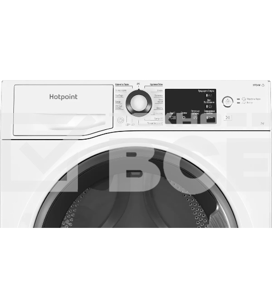 Стиральная машина Hotpoint NSB 7225 S V RU белый, загр. фронтальная макс.: 7 кг 1200 об/мин класс: А