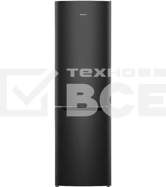 Холодильник Atlant XM 6624-159 черный двухкамерный 228/119л морозилка снизу