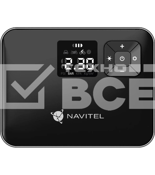 Автомобильный компрессор Navitel AIR 15 AL 15л/мин шланг 0.260м