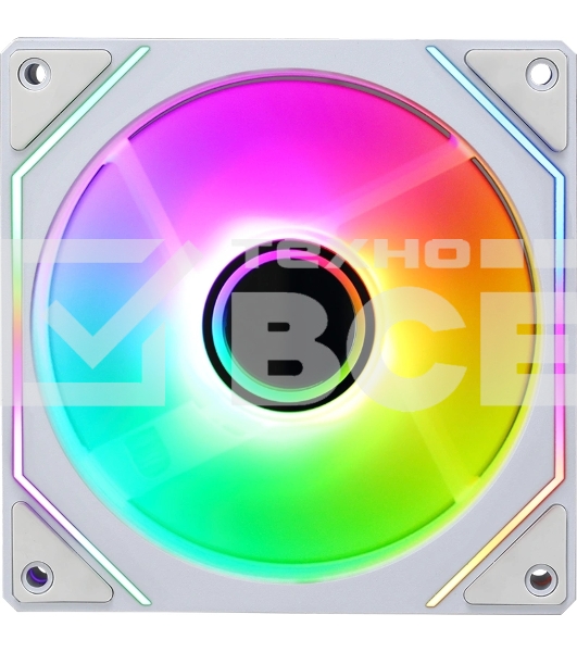Вентилятор для корпуса Aerocool / Formula Floe 12WH ARPW ARGB белый, 120 мм, 1500 об/мин, 26.8 дБ, 4 pin
